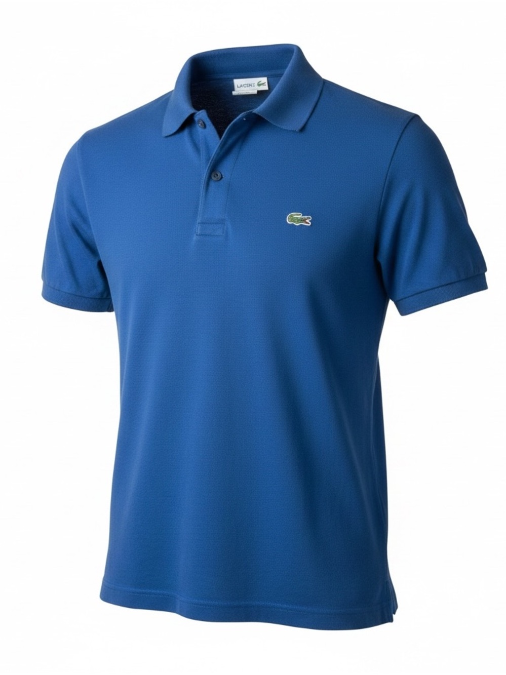 Classic Lacoste Blue Polo Shirt Men’s XL Short Sleeve Golf Casual Designer Logo